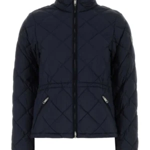 Navy blue nylon jacket