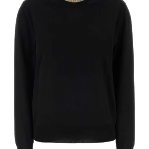 Black wool sweater