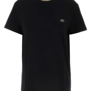 Black cotton t-shirt