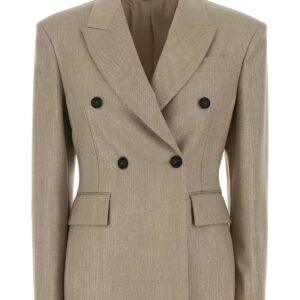 Cappuccino twill blazer