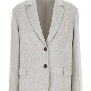 Light grey wool blazer
