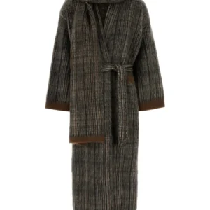 Multicolor mohair blend cardigan