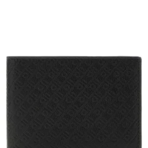 Black leather wallet