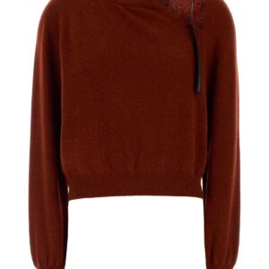 Brick wool blend sweater