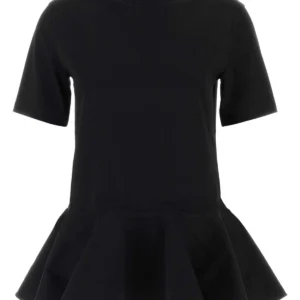 Black cotton t-shirt