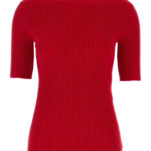 Red wool blend sweater