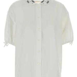 White poplin shirt