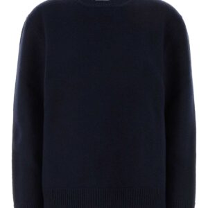 Navy blue wool sweater