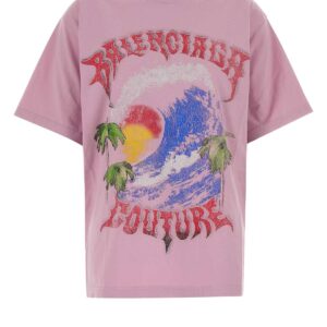 Pink cotton oversize t-shirt