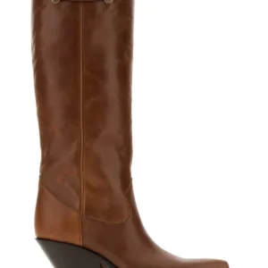 Brown leather Azelan boots