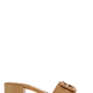 Camel leather Baguette mules