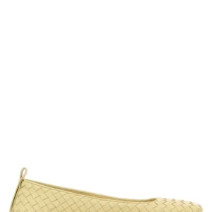 Yellow leather Charlotte ballerinas