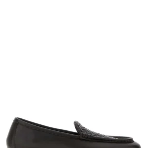 Dark brown leather Silenzio loafers