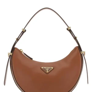 Caramel leather ArquÃ¨ handbag