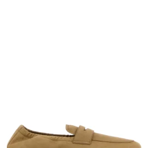 Beige nabuk Shuffle loafers