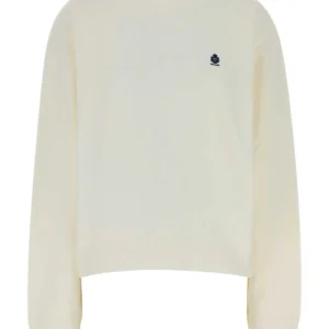 White cotton sweatshirt
