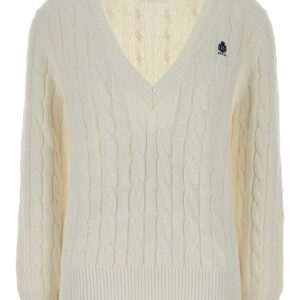 White cotton sweater