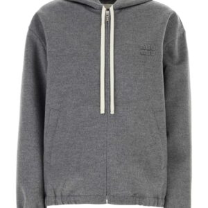 Grey wool blend jacket