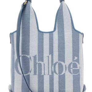 Embroidered canvas ChloÃ© Stripy handbag