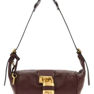 Burgundy leather Paddington shoulder bag