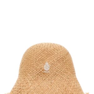 Raffia baseball cap