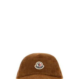 Caramel stretch corduroy baseball cap