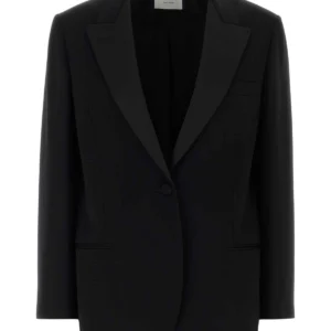 Black wool Gemma blazer