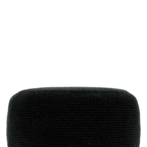 Black cashmere Perleaf hat