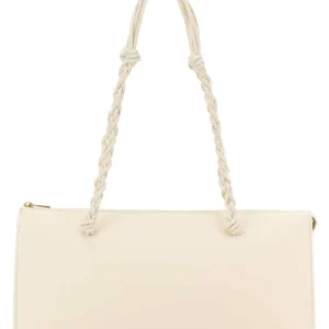 Ivory leather Tangle Tent shoulder bag