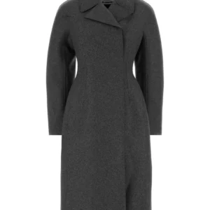 Dark grey wool coat