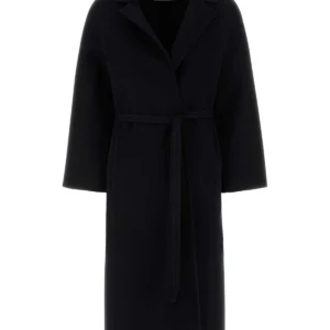 Black wool coat
