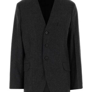Charcoal wool blazer