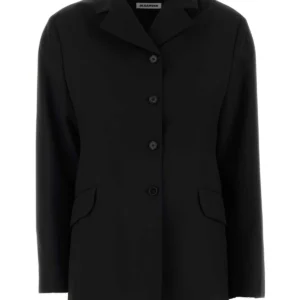 Black wool blazer