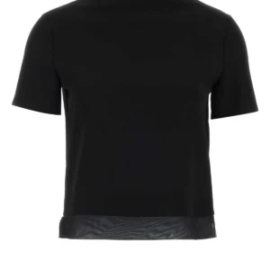Black wool top