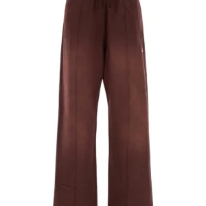 Burgundy cotton joggers