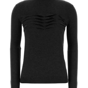Charcoal wool blend sweater