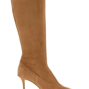 Camel suede Jozi boots