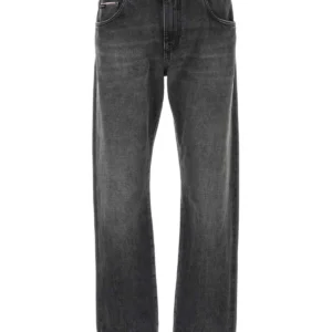 Black denim jeans