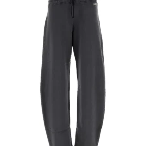 Dark grey cotton joggers