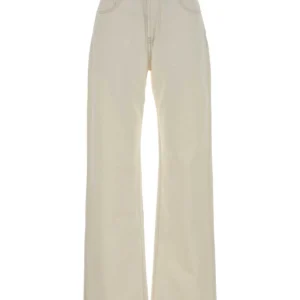 White denim jeans