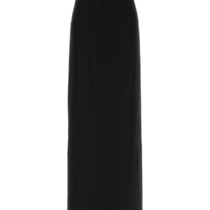 Black wool skirt