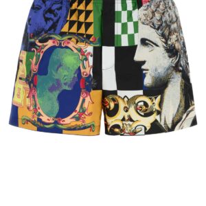 Printed polyester swimming shorts