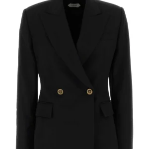 Black wool blazer