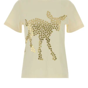 Ivory cotton t-shirt