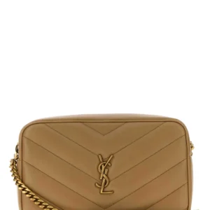 Camel leather LouLou crossbody bag