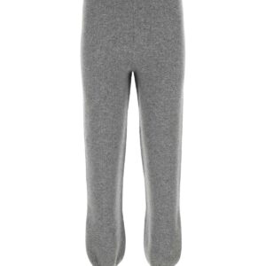 Grey cashmere blend joggers
