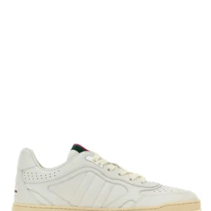 White leather Re-Web sneakers