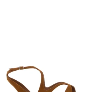 Biscuit suede Ayla sandals
