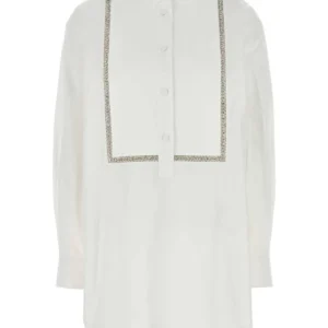 White poplin shirt