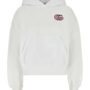 White cotton sweatshirt